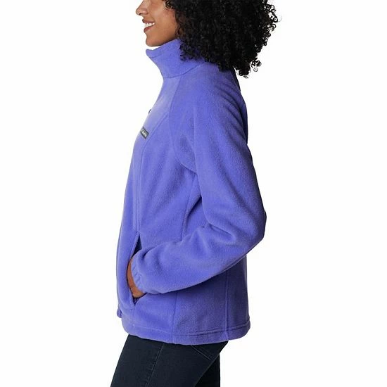Women's Columbia Benton Springs Zip-Front Fleece Jacket Sea Salt 3 Women's Columbia Benton Springs Zip-Front Fleece Jacket Sea Salt - Image 2