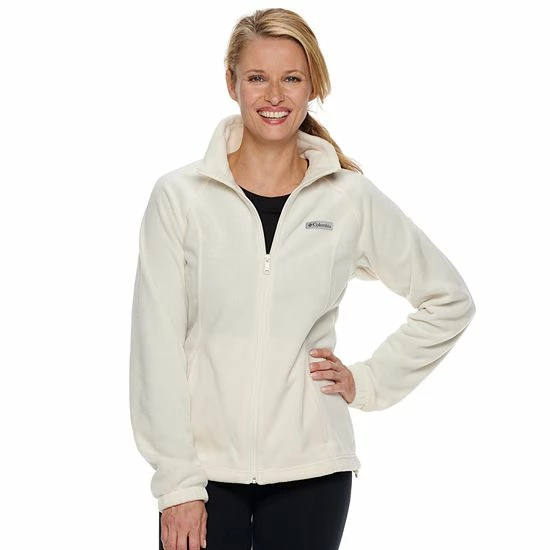 Women's Columbia Benton Springs Zip-Front Fleece Jacket Sea Salt 12 Women's Columbia Benton Springs Zip-Front Fleece Jacket Sea Salt - Image 11