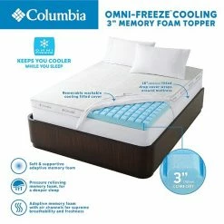 Columbia Omni Freeze Cooling 3" Memory Foam Topper -Columbia Shop unnamed file 1042