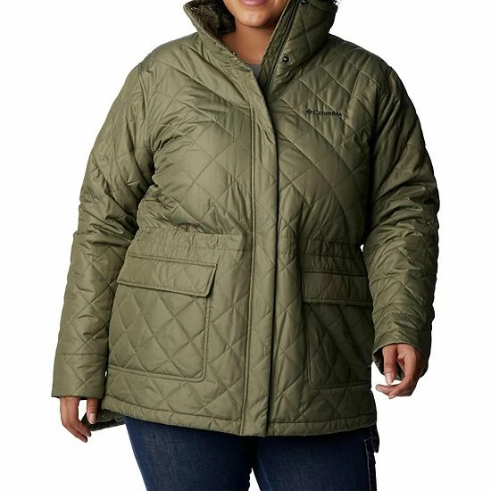 Plus Size Columbia Copper Crest™ Fleece-Lined Water-Resistant Jacket Marionberry 3 Plus Size Columbia Copper Crest™ Fleece-Lined Water-Resistant Jacket Marionberry