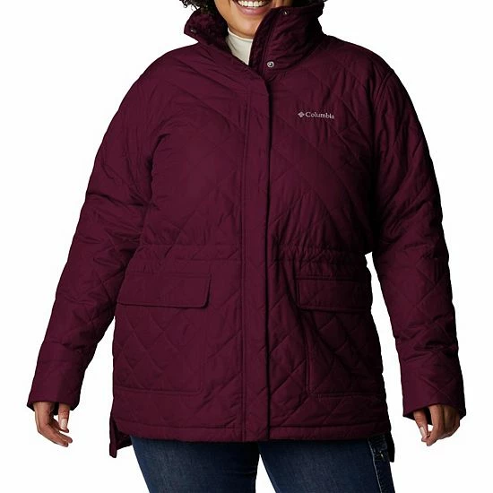 Plus Size Columbia Copper Crest™ Fleece-Lined Water-Resistant Jacket Marionberry 8 Plus Size Columbia Copper Crest™ Fleece-Lined Water-Resistant Jacket Marionberry - Image 6