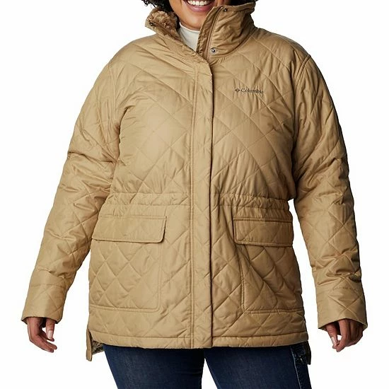 Plus Size Columbia Copper Crest™ Fleece-Lined Water-Resistant Jacket Marionberry 10 Plus Size Columbia Copper Crest™ Fleece-Lined Water-Resistant Jacket Marionberry - Image 8