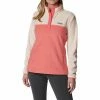Women's Columbia Benton Springs Half-Snap Fleece Jacket Blush Pinkpeach Blosom