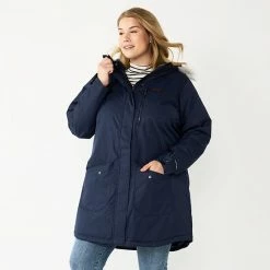 Plus Size Columbia Suttle Mountain Faux-Fur Hood Insulated Jacket Peach Blossom -Columbia Shop unnamed file 1138
