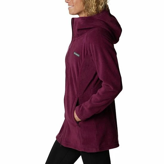 Women's Columbia Benton Long Fleece Hoodie Spruce 5 Women's Columbia Benton Long Fleece Hoodie Spruce - Image 3