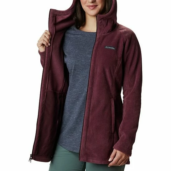Women's Columbia Benton Long Fleece Hoodie Spruce 6 Women's Columbia Benton Long Fleece Hoodie Spruce - Image 4