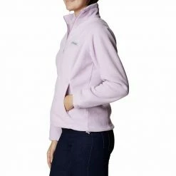Petite Columbia Benton Springs Fleece Jacket Cirrus Gray Heather -Columbia Shop unnamed file 1159