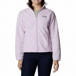 Petite Columbia Benton Springs Fleece Jacket Cirrus Gray Heather -Columbia Shop unnamed file 1173