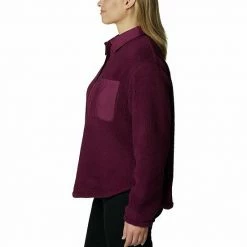 Women's Columbia West Bend™ Sherpa Shirt Jacket Chalk -Columbia Shop unnamed file 1282