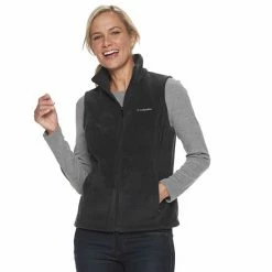 Petite Columbia Benton Springs Fleece Vest Fathom Blue -Columbia Shop unnamed file 1327