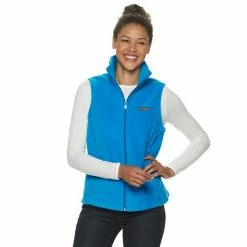 Petite Columbia Benton Springs Fleece Vest Fathom Blue -Columbia Shop unnamed file 1335