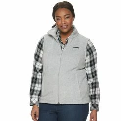 Plus Size Columbia Benton Springs Fleece Vest Charcoal Heather -Columbia Shop unnamed file 1348