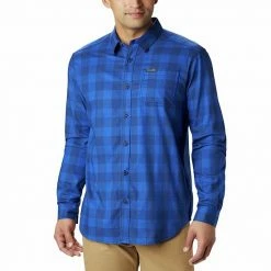 Men's Columbia Vapor Ridge Regular-Fit Plaid Woven Button-Down Shirt Spruce -Columbia Shop unnamed file 1364