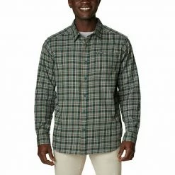 Men's Columbia Vapor Ridge Regular-Fit Plaid Woven Button-Down Shirt Spruce -Columbia Shop unnamed file 1369