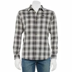 Men's Columbia Vapor Ridge Regular-Fit Plaid Woven Button-Down Shirt Spruce -Columbia Shop unnamed file 1372