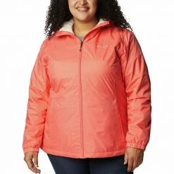 Plus Size Columbia Switchback Sherpa-Lined Jacket Fathom Blue