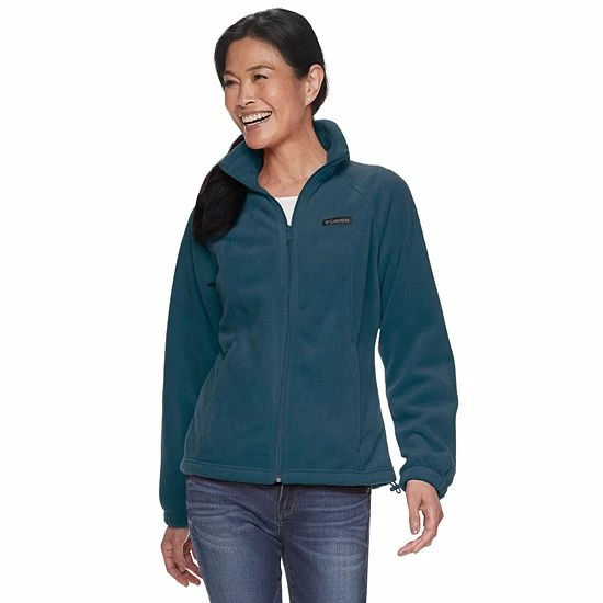 Women's Columbia Benton Springs Zip-Front Fleece Jacket Sea Salt 17 Women's Columbia Benton Springs Zip-Front Fleece Jacket Sea Salt - Image 16