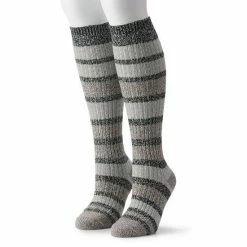 Women's Columbia 2-Pack Striped Knee-High Socks Navy