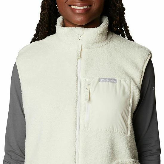 Women's Columbia Holly Hideaway™ Sherpa Vest Peach Blossom 6 Women's Columbia Holly Hideaway™ Sherpa Vest Peach Blossom - Image 4