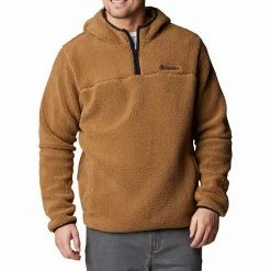 Men's Columbia Rugged Ridge Sherpa Quarter-Zip Pullover Hoodie Olive Green -Columbia Shop unnamed file 1540