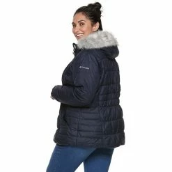 Plus Size Columbia Sparks Lake Insulated Jacket Dark Nocturnal -Columbia Shop unnamed file 1575