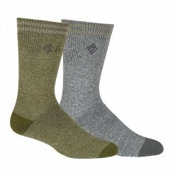 Men's Columbia Medium-Weight Fleece-Lined Thermal Crew Socks Grey Fairisle -Columbia Shop unnamed file 1589