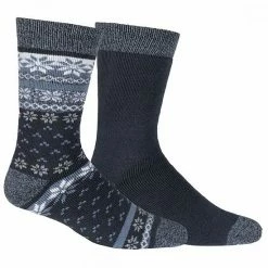 Men's Columbia Medium-Weight Fleece-Lined Thermal Crew Socks Grey Fairisle -Columbia Shop unnamed file 1594