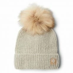 Women's Columbia Winter Blur Pom Pom Beanie Chalk -Columbia Shop unnamed file 1641