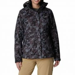 Women's Columbia Tunnel Falls Hood 3-in-1 Systems Jacket Dark Sapphire