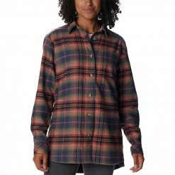 Women's Columbia Holly Hideaway™ Cotton Flannel Shirt Shark Buffalo Check -Columbia Shop unnamed file 1688