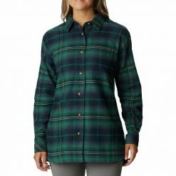 Women's Columbia Holly Hideaway™ Cotton Flannel Shirt Shark Buffalo Check -Columbia Shop unnamed file 1690