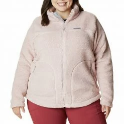 Plus Size Columbia West Bend Cozy Sherpa Fleece Jacket Marionberry -Columbia Shop unnamed file 1708