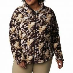 Plus Size Columbia West Bend Cozy Sherpa Fleece Jacket Marionberry -Columbia Shop unnamed file 1710