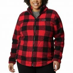 Plus Size Columbia West Bend Cozy Sherpa Fleece Jacket Marionberry -Columbia Shop unnamed file 1711