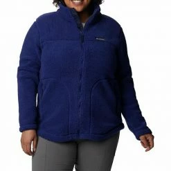 Plus Size Columbia West Bend Cozy Sherpa Fleece Jacket Marionberry -Columbia Shop unnamed file 1713