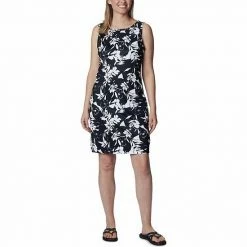 Women's Columbia Chill River UPF 50 Active Sheath Dress Nocturnal Daisy Party -Columbia Shop unnamed file 1752