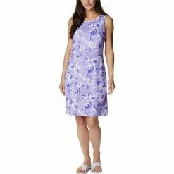Women's Columbia Chill River UPF 50 Active Sheath Dress Nocturnal Daisy Party -Columbia Shop unnamed file 1763