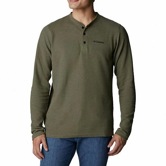 Men's Columbia Pine Peak Waffle Henley City Gray 6 Men's Columbia Pine Peak Waffle Henley City Gray - Image 4