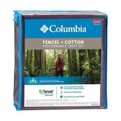 Columbia Tencel & Cotton Performance Sheet Set Or Pillowcase Set Stratus -Columbia Shop unnamed file 1813