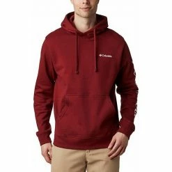 Men's Columbia Viewmont II Logo Graphic Hoodie Mountain Red -Columbia Shop unnamed file 1848
