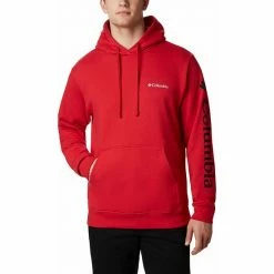 Men's Columbia Viewmont II Logo Graphic Hoodie Mountain Red -Columbia Shop unnamed file 1849