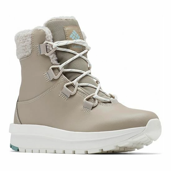 Columbia Moritza Women's Waterproof Winter Hiking Boots Canvas Tan Dusty Green 3 Columbia Moritza Women's Waterproof Winter Hiking Boots Canvas Tan Dusty Green