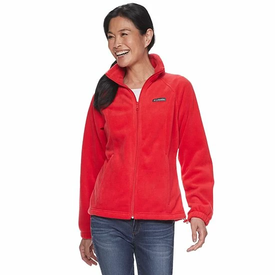 Women's Columbia Benton Springs Zip-Front Fleece Jacket Sea Salt 21 Women's Columbia Benton Springs Zip-Front Fleece Jacket Sea Salt - Image 20