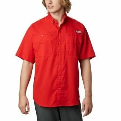 Men's Columbia PFG Tamiami™ II Short Sleeve Shirt Red Spark -Columbia Shop unnamed file 1922