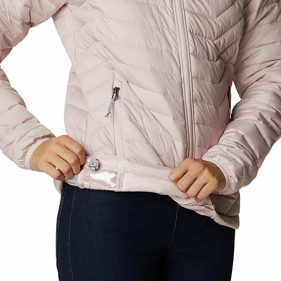 Women's Columbia Powder Lite Omni-Heat™ Hooded Jacket Crystal Blue 8 Women's Columbia Powder Lite Omni-Heat™ Hooded Jacket Crystal Blue - Image 6