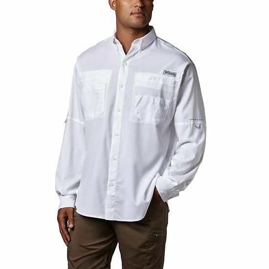 Men's Columbia PFG Tamiami™ II Long Sleeve Shirt White 12 Men's Columbia PFG Tamiami™ II Long Sleeve Shirt White - Image 10