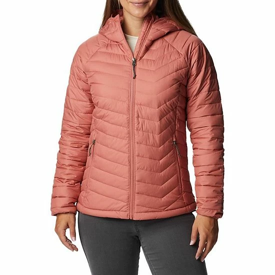 Women's Columbia Powder Lite Omni-Heat™ Hooded Jacket Crystal Blue 15 Women's Columbia Powder Lite Omni-Heat™ Hooded Jacket Crystal Blue - Image 13