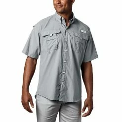 Men's Columbia PFG Bahama II Short Sleeve Woven Shirt Fossil -Columbia Shop unnamed file 2049