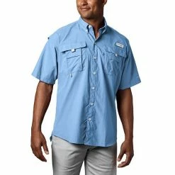 Men's Columbia PFG Bahama II Short Sleeve Woven Shirt Fossil -Columbia Shop unnamed file 2052