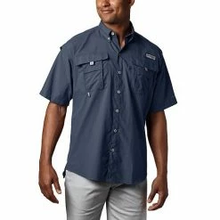 Men's Columbia PFG Bahama II Short Sleeve Woven Shirt Fossil -Columbia Shop unnamed file 2056